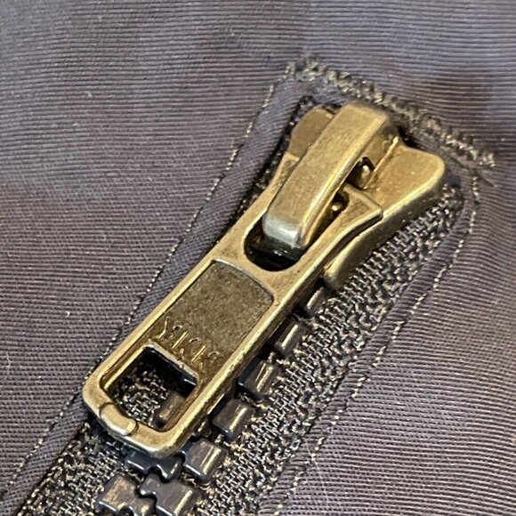 LL Bean Warm Up Jacket Men's Large Tall Navy Nylon Fleece Lined Full Zip Outdoor - Picture 4 of 11